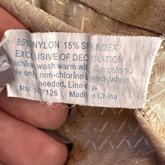 Vintage Bras Lingerie Womens 36 Front Hook Closure Stretch Fabric Nylon Set of 3 - Picture 5 of 8